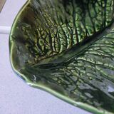 Ceramic dish cabbage leaf shape