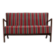 1960s, Danish 2-seater sofa by Fritz Hansen, furniture wool.