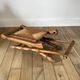Folding stool in beech wood and mulching years 40-50