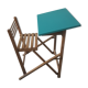 Vintage schoolboy folding desk with built-in chair tray