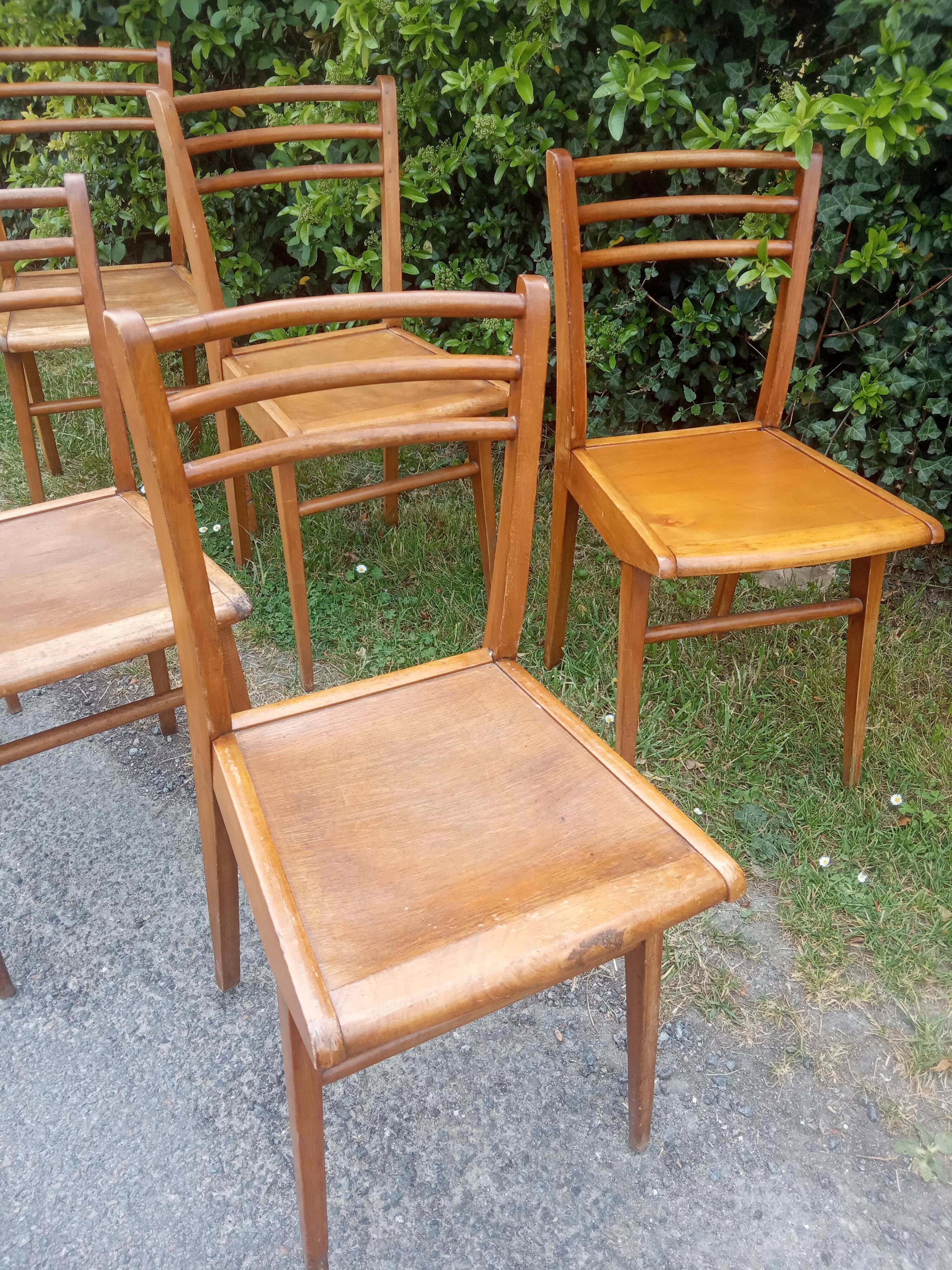 Set of 6 bistro chairs