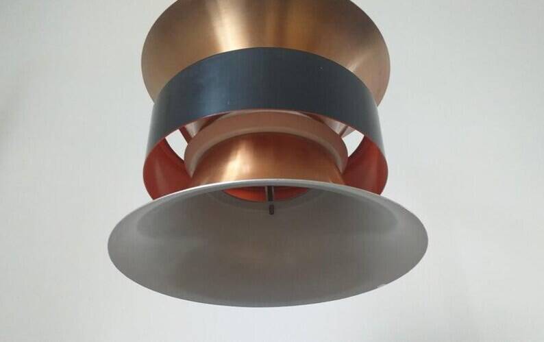 Pair of Midcentury Pendants Light Designed by Carl Thore, 1970s