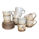 Ensemble café en grès artisanal