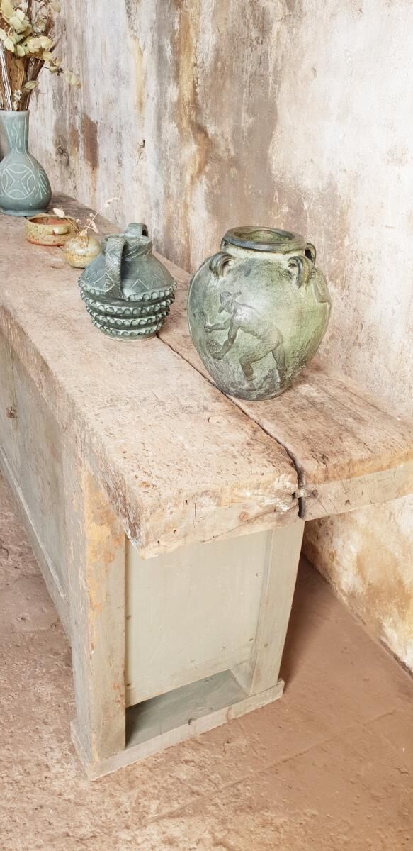 Old carpenter's workbench