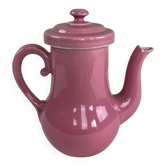 Théière vintage en céramique rose
