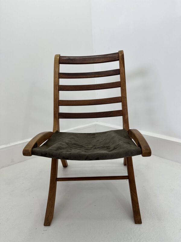 Fauteuil de salon vintage en cuir, années 1970