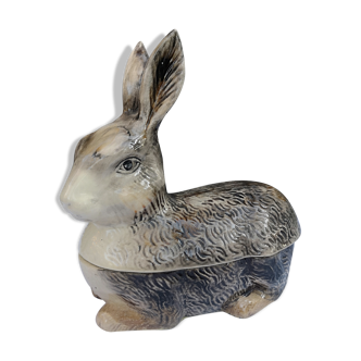 Terrine lapin gris