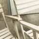 Garden furniture table and 4 armchairs 60's in its juice