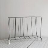 Silver metal bookend