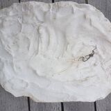 Plaster cast of a blank face