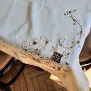 Hand-stitched antique nape and towels