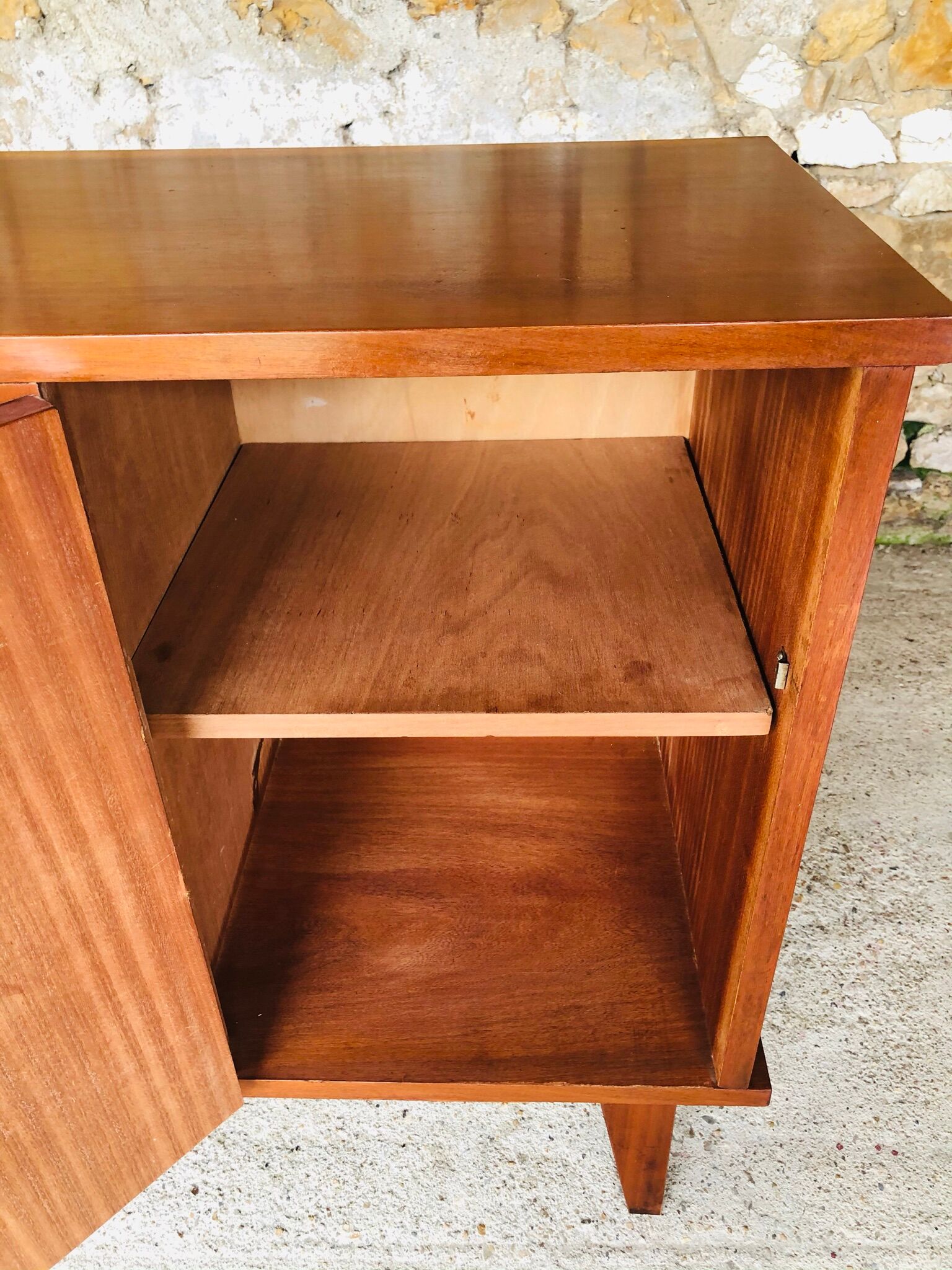 Scandinavian style sideboard in teak circa 60