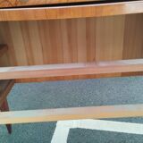 Old louis xv style marquetry chest of drawers