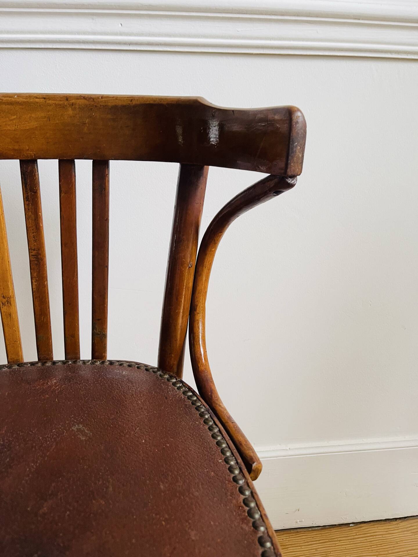 American office chair from the early 20th century.