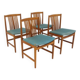 Set of 4 Scandinavian teak chairs, Ulferts, Tibro, Sweden, 1960.