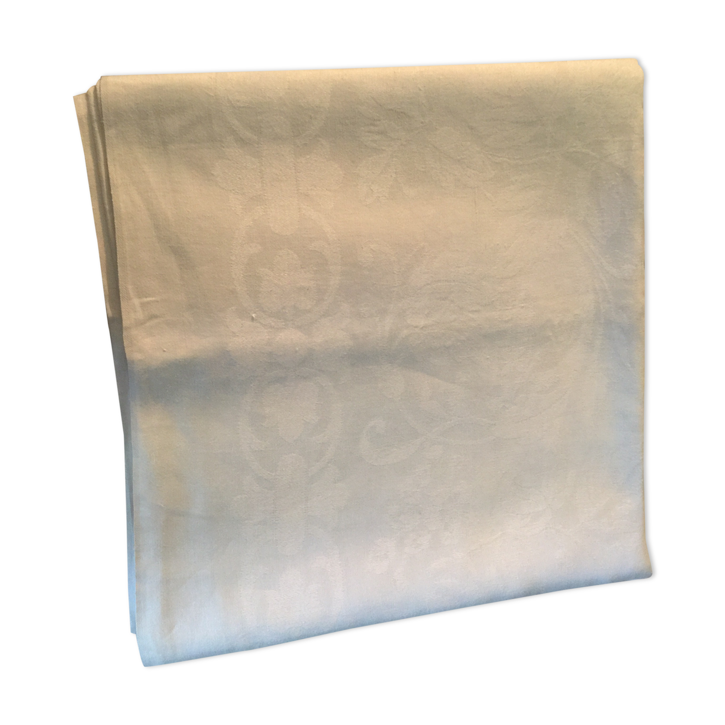 Cotton damask tablecloth