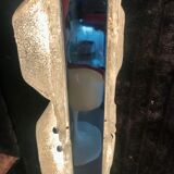 Mazzega frost glass foot lamp
