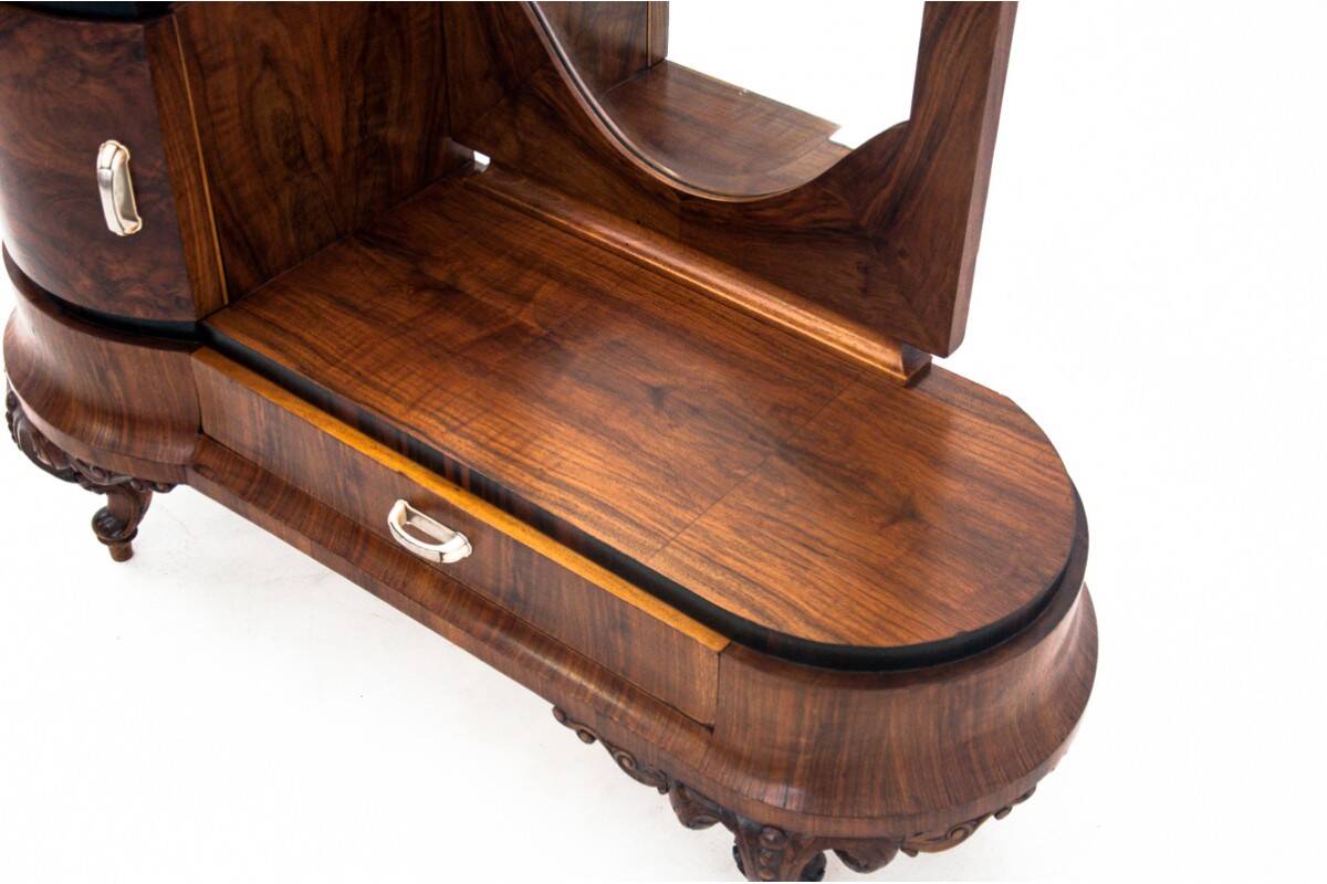 Coiffeuse - Miroir tremo Art Déco, Italie, années 1920. Après rénovation.