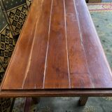 Solid oak farmhouse table