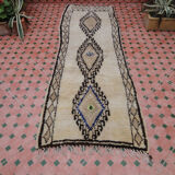 Beni Ouarain carpet 211 x 73 cm