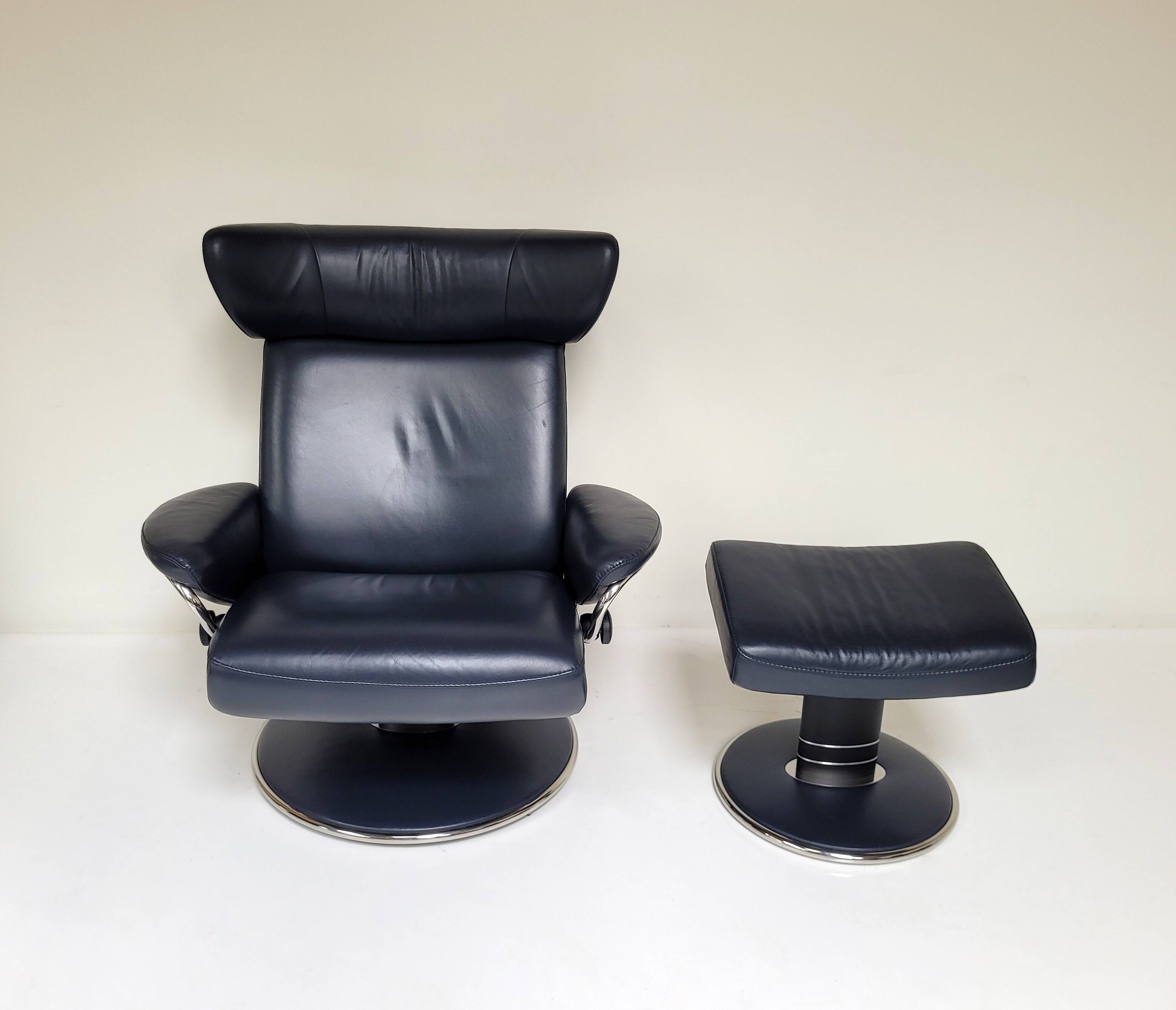 Stressless Jazz relax armchair Large with ottoman