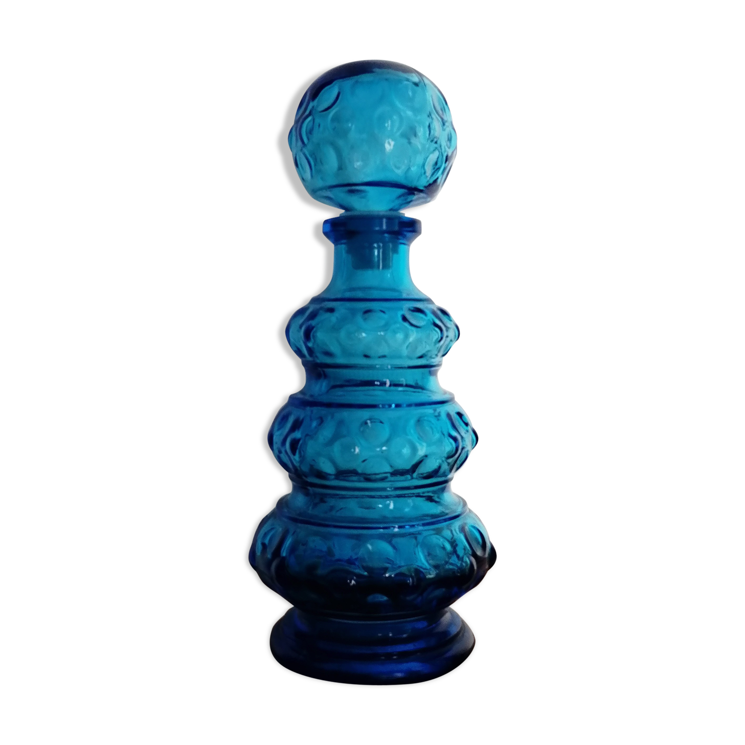 Blue carafe