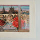 Lithograph signed by Michel Henry - The Institute and Notre Dame de Paris
