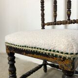 Wool sitting chair