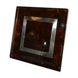 Lucite faux ecaille de tortue tray circa 1970