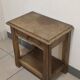Solid wood bedside table