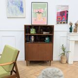 Scandinavian glass bookcase