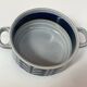 Small ear bowl Boch vintage blue and grey