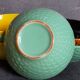 Seven vintage slip ceramic bowls