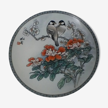 Collectible plate in porcelain, vintage.