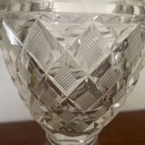 Vintage cut crystal vase