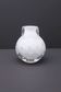 Bubble blown glass vase