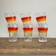 6 vintage glasses "Vabé"