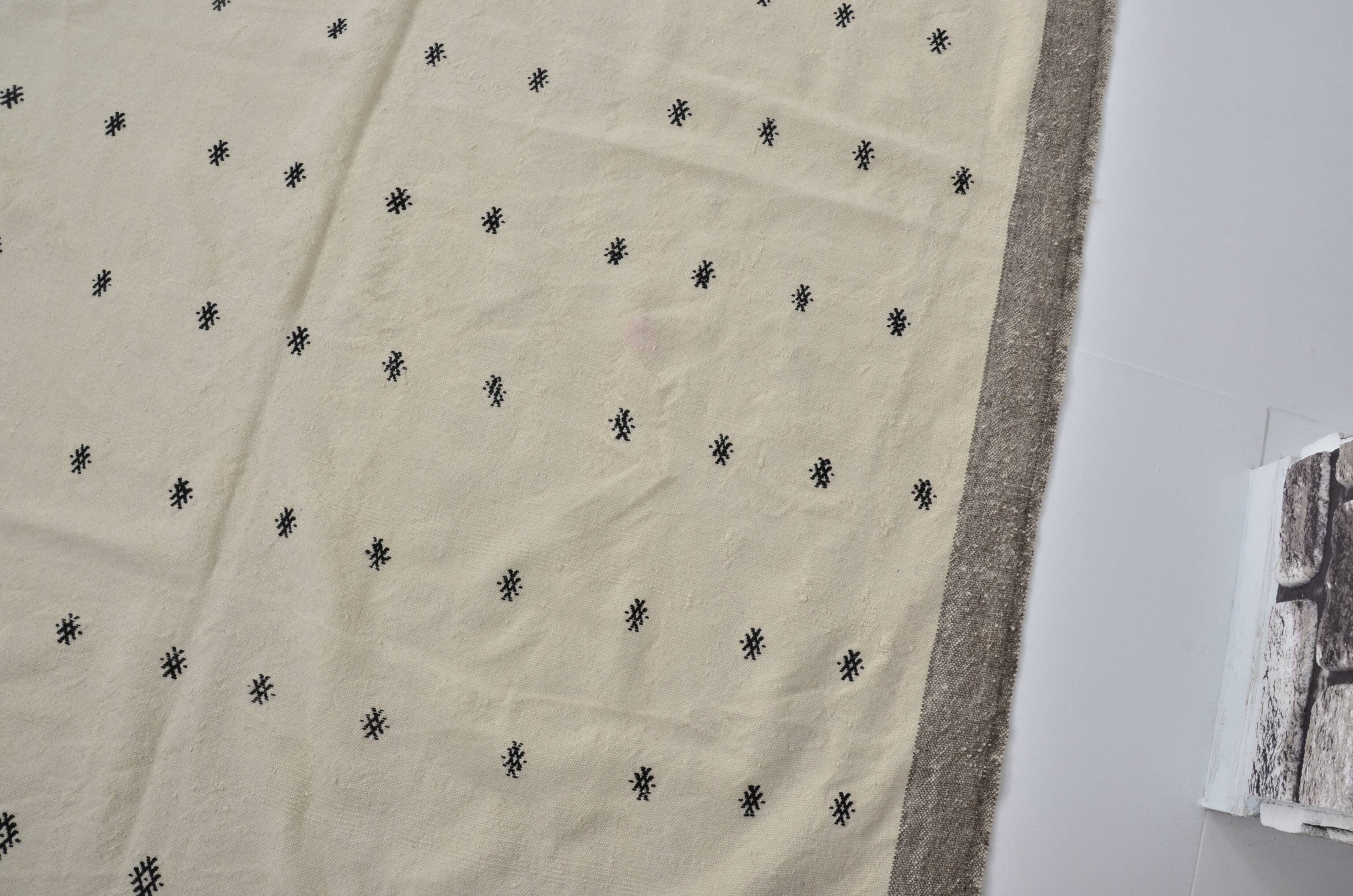 Turkish Handwoven Neutral Rug sku 3054
