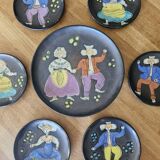Service assiettes Vallauris
