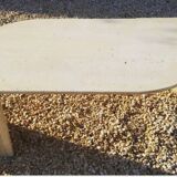 70s travertine eye coffee table