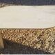 70s travertine eye coffee table