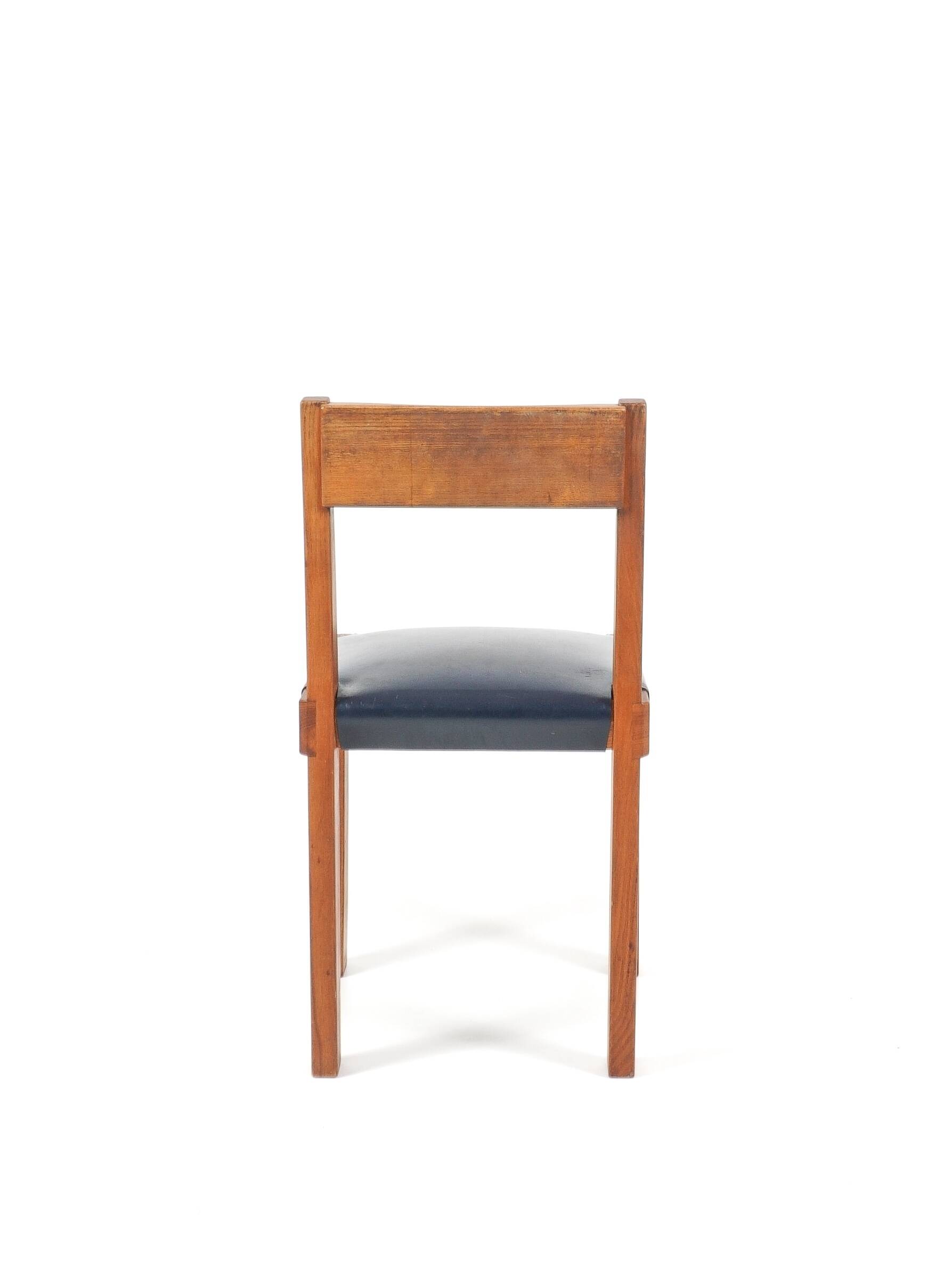 Pierre chapo - suite de 4 chaises mod. s24
