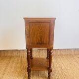 Table de chevet avec plateau en marbre