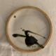 6 small bread plates enamelled pottery of the Vallauris Dove