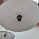 Lot de 4 lampes en tôle émaillée