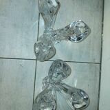 2 large crystal chandeliers from the 50s/60s.