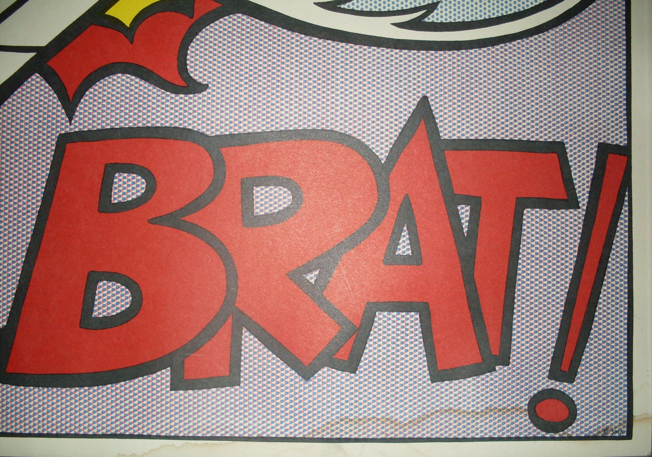 Roy Lichtenstein "as i opened fire"