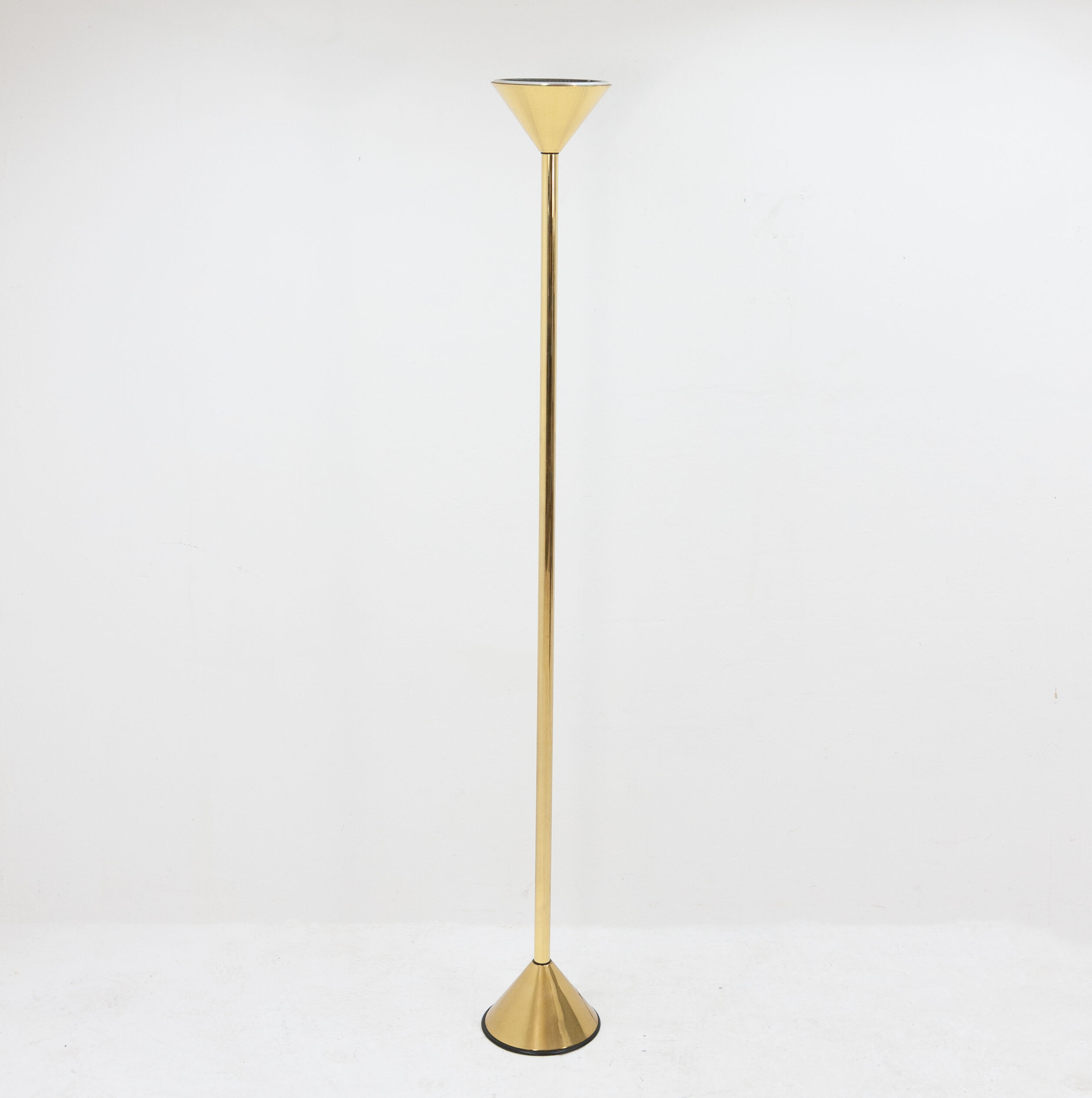 Vintage Brass Floor Lamp, 1974