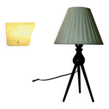 Lampe vintage en teck massif de severin hansen  1960