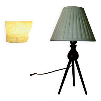 Vintage solid teak lamp by severin hansen 1960